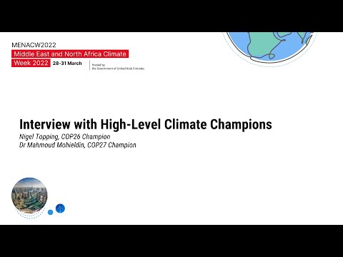 From Dubai - Interview with High-Level Climate Champions