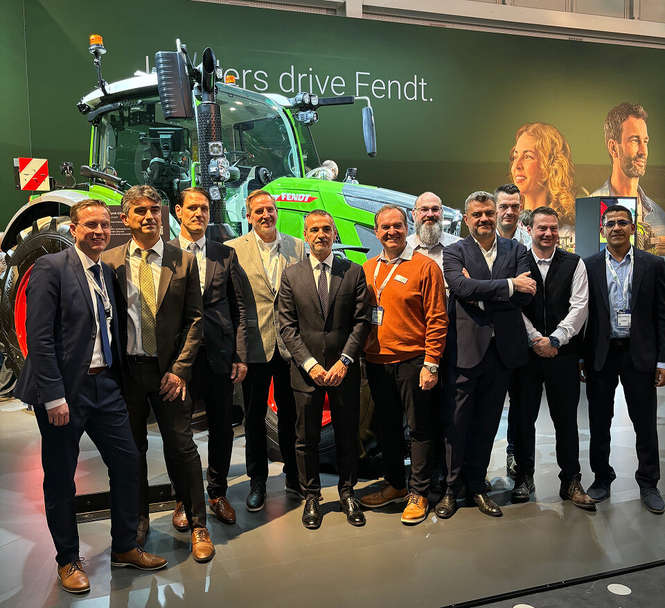 Il trattore Fendt 600 Vario di Agco equipaggiato con l'assale anteriore "AG22" di Comer Industries ha vinto il Farm Machine 2024